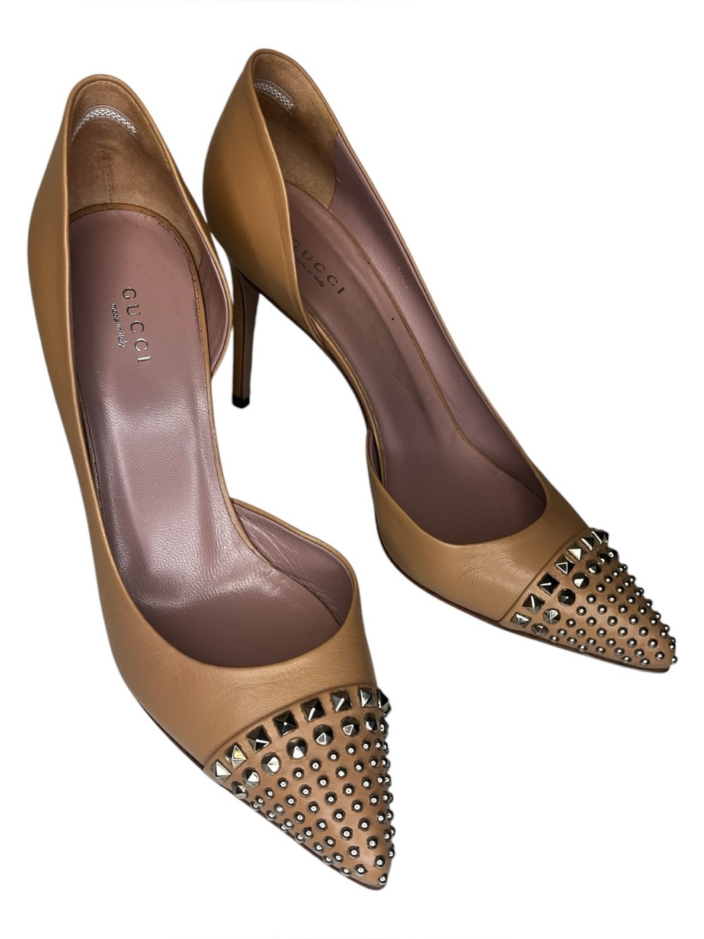 Gucci Studded D'Orsay Pumps